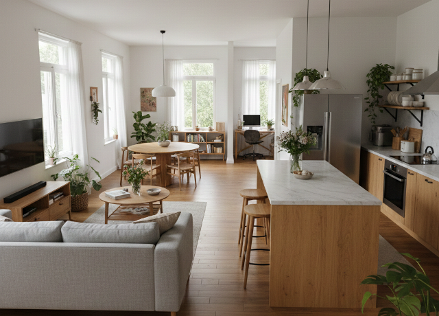 Inspirasi Ruang Tamu Tanpa Sekat, Bikin Rumah Terasa Luas