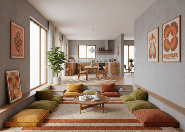 Inspirasi Ruang Tamu Tanpa Sekat, Bikin Rumah Terasa Luas