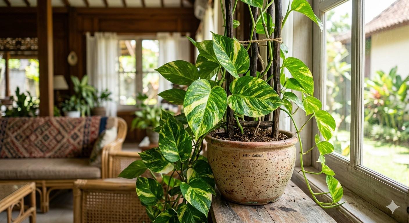 5 Tanaman Rambat Gantung, Bikin Rumah Lebih Adem