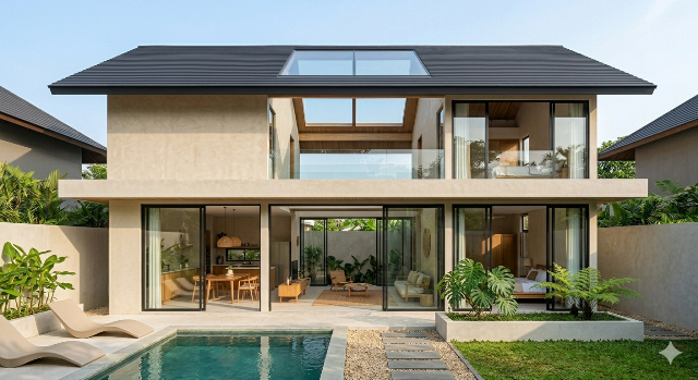 5 Cara Terapkan Desain Japandi Tropis agar Rumah Lebih Adem