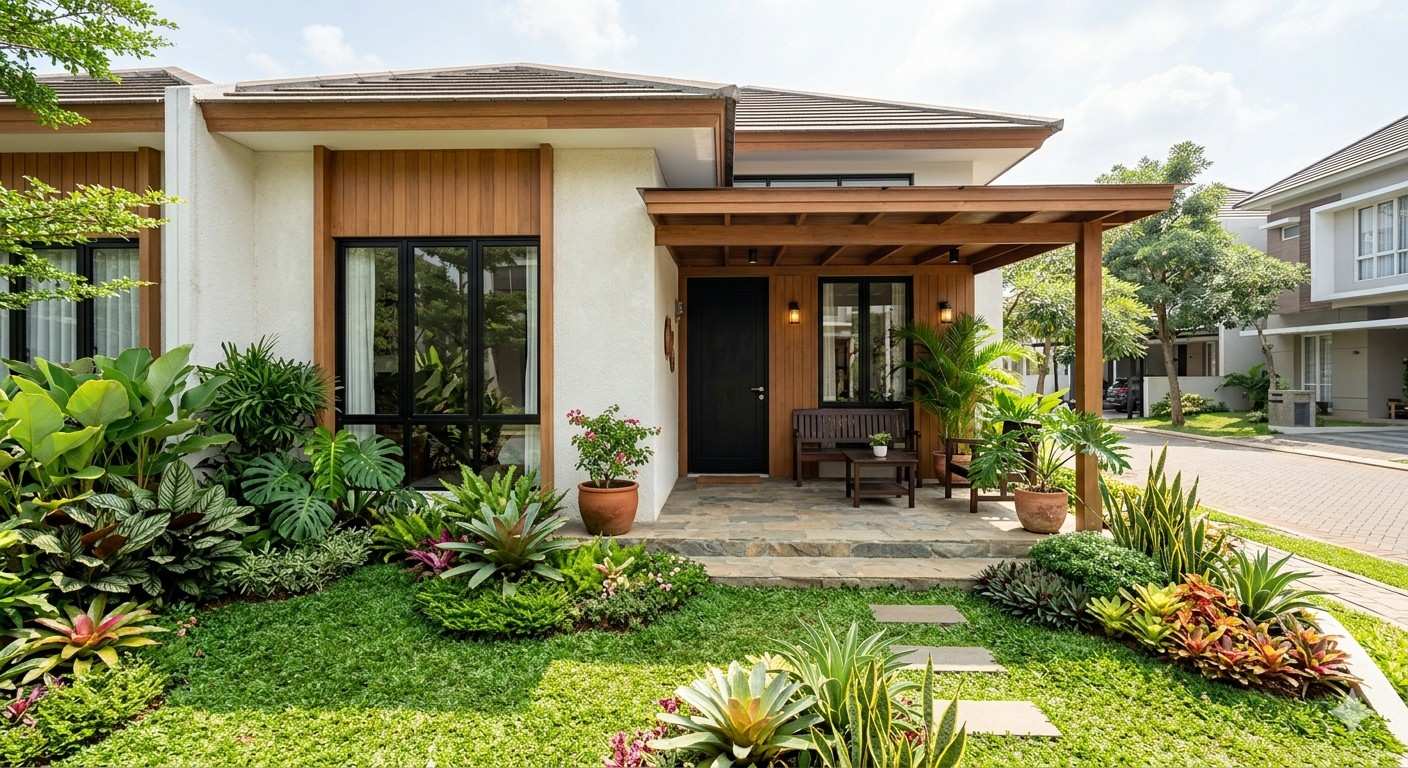 5 Desain Rumah Tanpa Pagar yang Estetis dan Tetap Aman