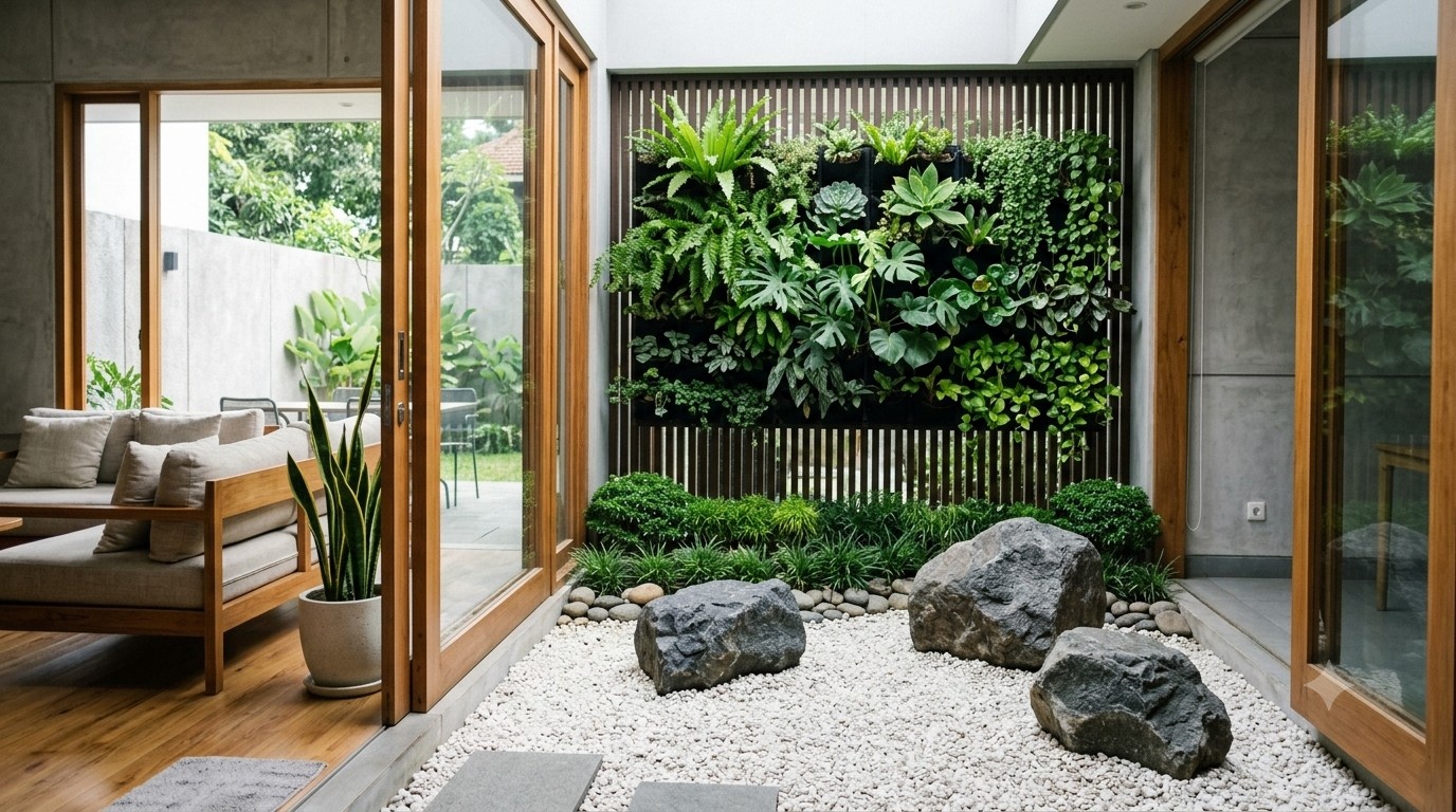 5 Model Taman Kering untuk Hadirkan Unsur Alami di Rumah