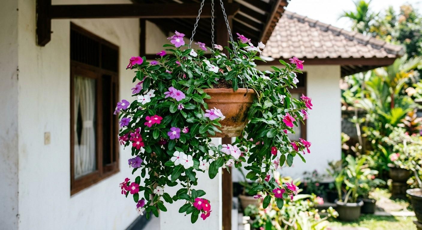 5 Tanaman Rambat Gantung, Bikin Rumah Lebih Adem