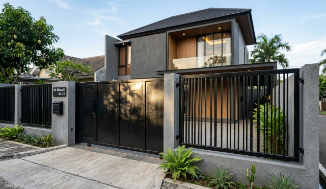 5 Inspirasi Warna Pagar Anti Kusam, Rumah Terlihat Lebih Elegan