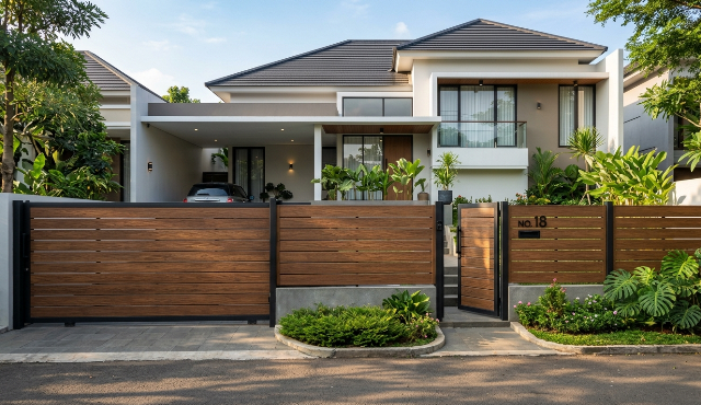 5 Inspirasi Warna Pagar Anti Kusam, Rumah Terlihat Lebih Elegan