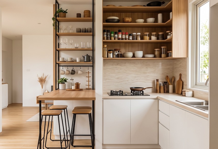 dapur kecil mini bar
