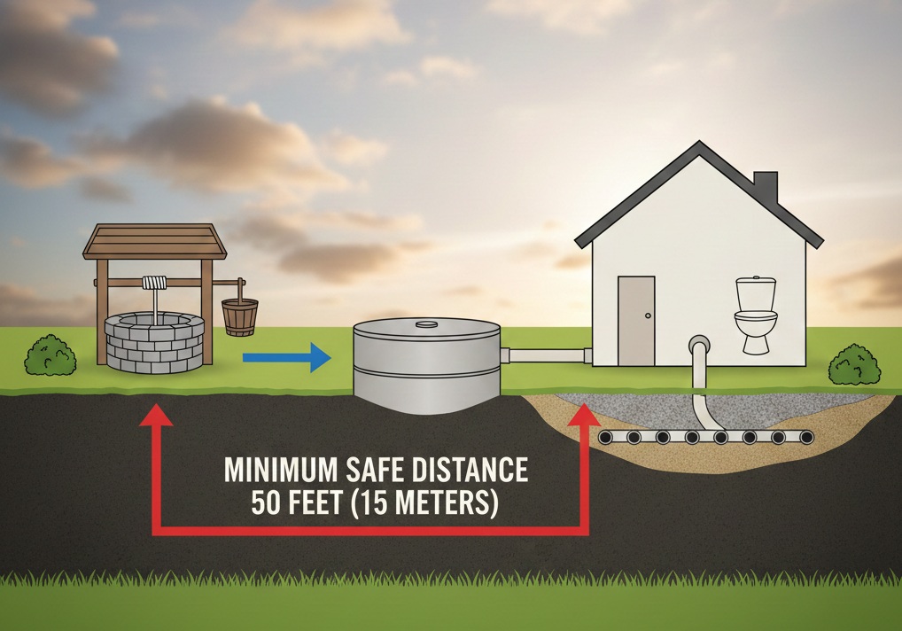 Berapa Jarak Ideal Septic Tank dari Sumur? Ini Aturannya