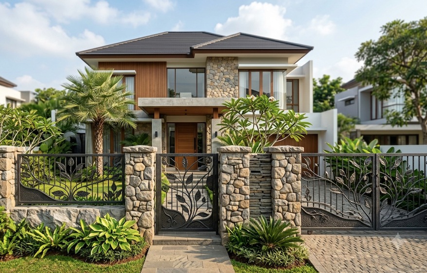 5 Model Pagar Nuansa Alam untuk Tampilan Rumah Lebih Asri