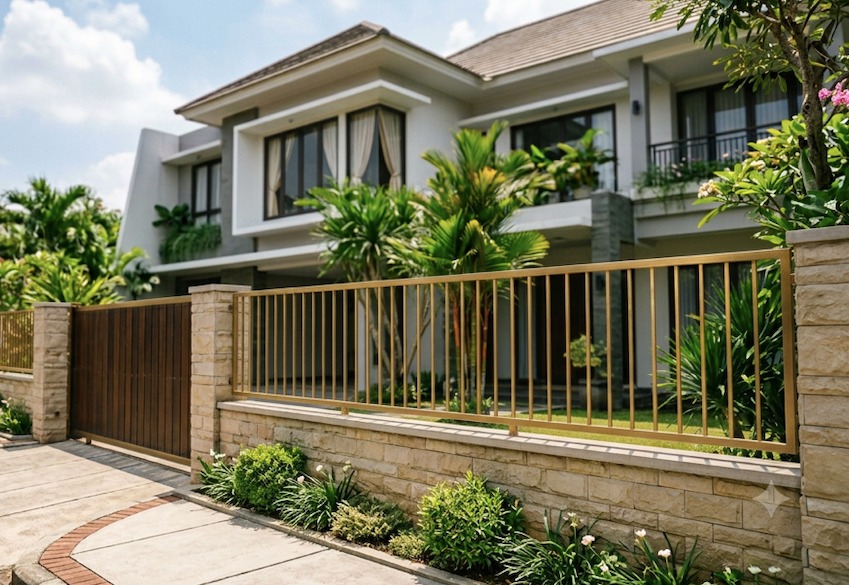 5 Model Pagar Nuansa Alam untuk Tampilan Rumah Lebih Asri