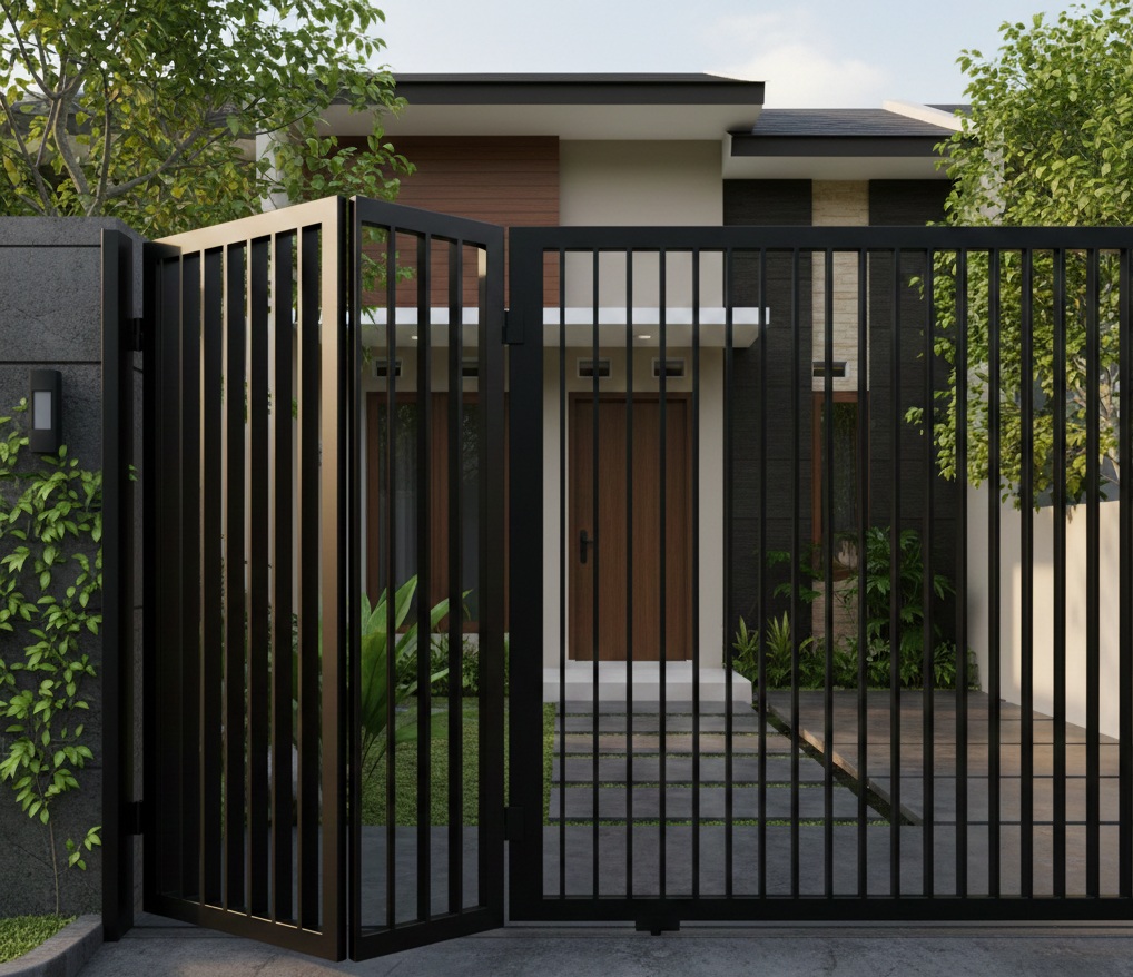 5 Inspirasi Pagar Lipat Rumah Minimalis yang Estetis dan Fungsional