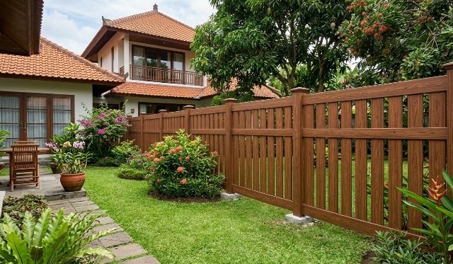 Pagar PVC Terlihat Mahal? Pilih Warna Ini Biar Mewah