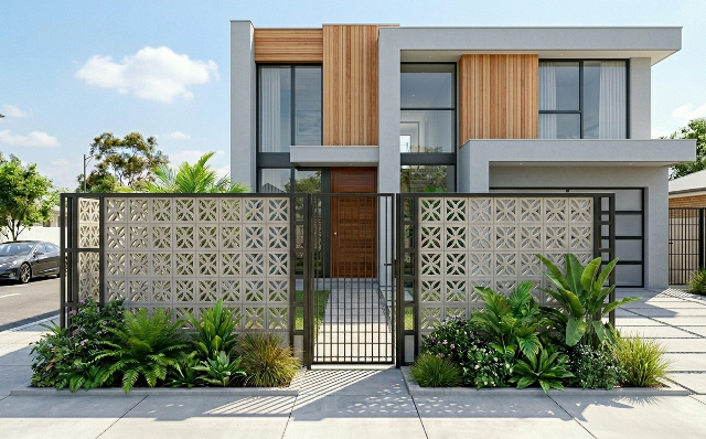Ide Pagar Roster Modern untuk Bikin Tampilan Rumah Lebih Estetik