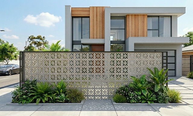 Ide Pagar Roster Modern untuk Bikin Tampilan Rumah Lebih Estetik