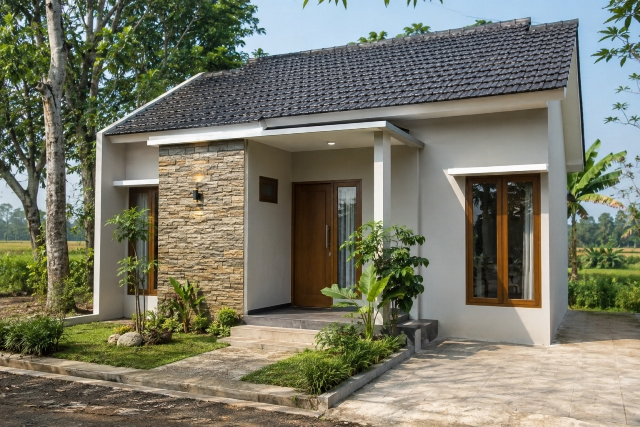 5 Desain Rumah Minimalis Sederhana di Desa, Cantik dan Nyaman Dihuni