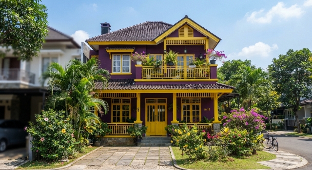 rumah ungu