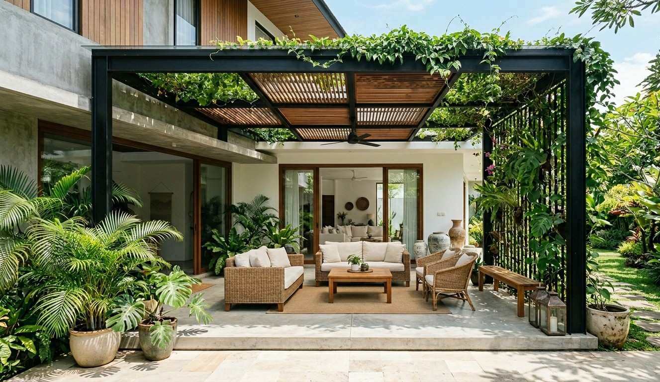 Teras Rumah Panas Banget? Coba 5 Cara Ini Biar Adem