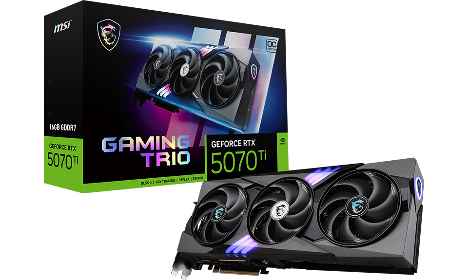 MSI Umumkan Lini Kartu Grafis Nvidia GeForce RTX 5070 Ti Series