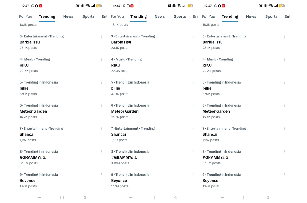 Barbie Hsu Jadi Trending Topic