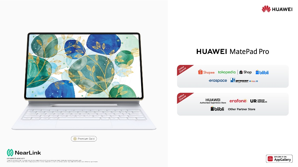 HUAWEI MatePad Pro 12.2, Tablet Teringan yang Lebih dari Laptop Resmi Masuk Pasar Indonesia