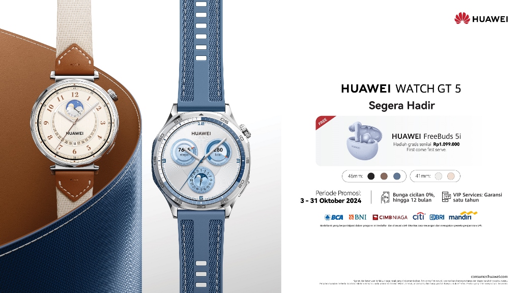 Best of the Best! HUAWEI WATCH GT 5 Series, Smartwatch ‘Do-it All’ yang Padukan Desain Mewah Klasik dengan Fitur Kebugaran dan Kesehatan Level Pro