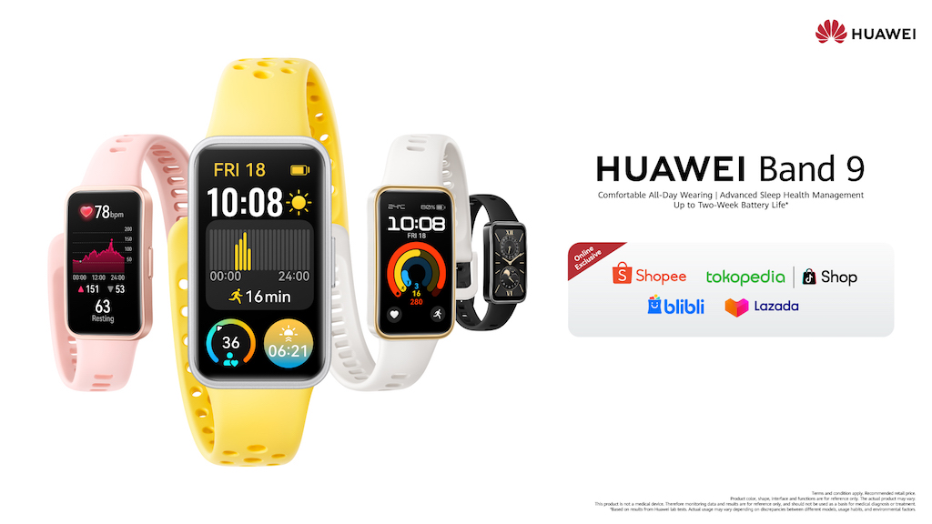 Siap Rilis 25 April! HUAWEI Band 9 Canggih seperti Smartwatch dengan Kenyamanan Maksimal, Harga Flash Sale Hanya Rp499 Ribu