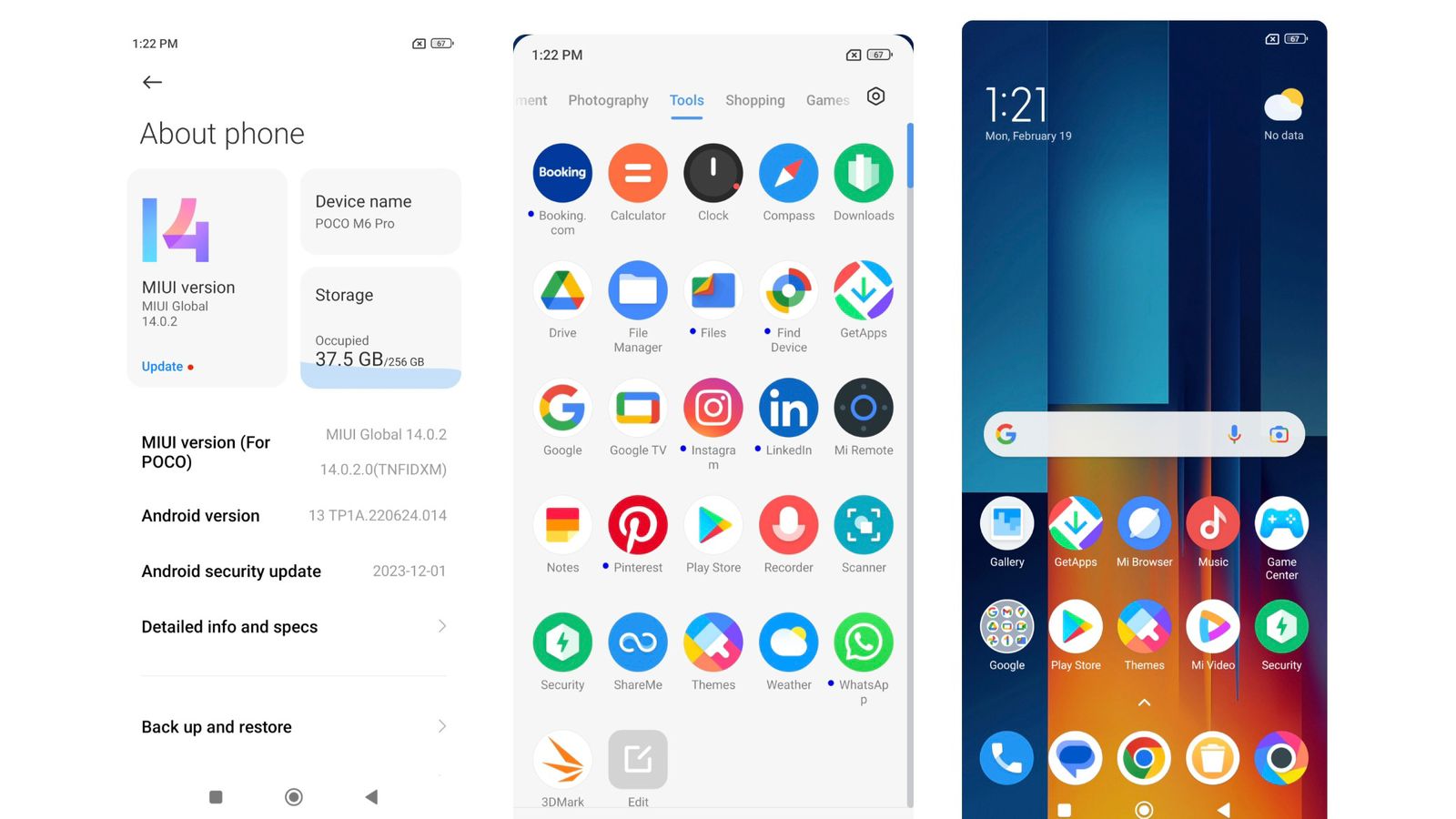 Poco M6 Pro, HP Khusus Workload Padat
