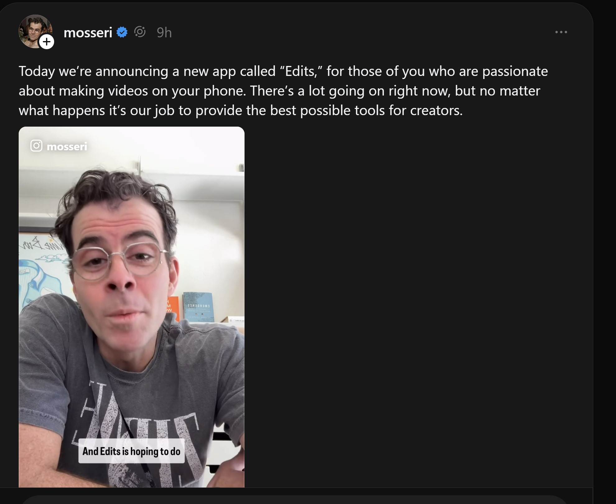 AS Blokir CapCut, Instagram Tancap Gas Perkenalkan Aplikasi ‘Edits’