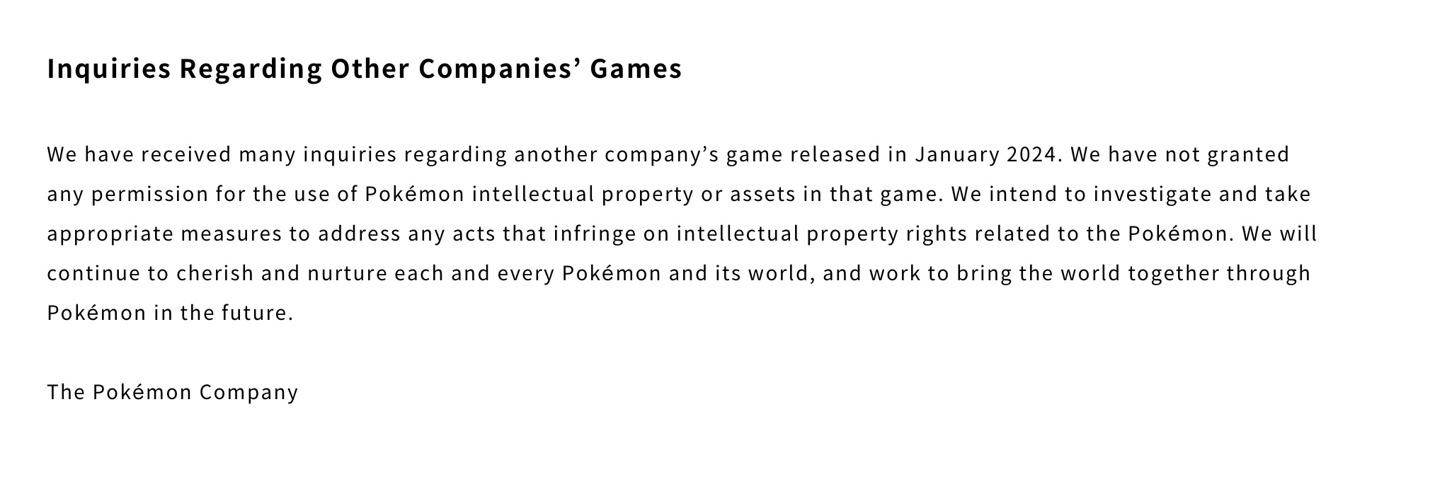 Pokemon Company Bakal Investigasi Palworld