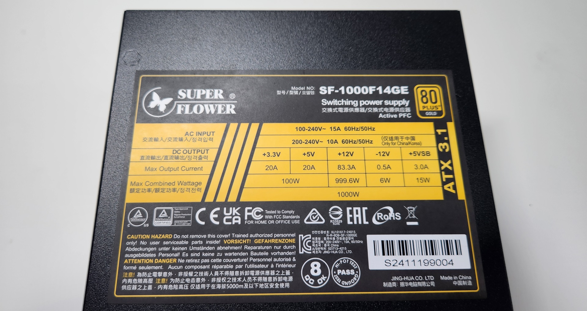 Impresi Super Flower Leadex III Gold Up ATX 3.1