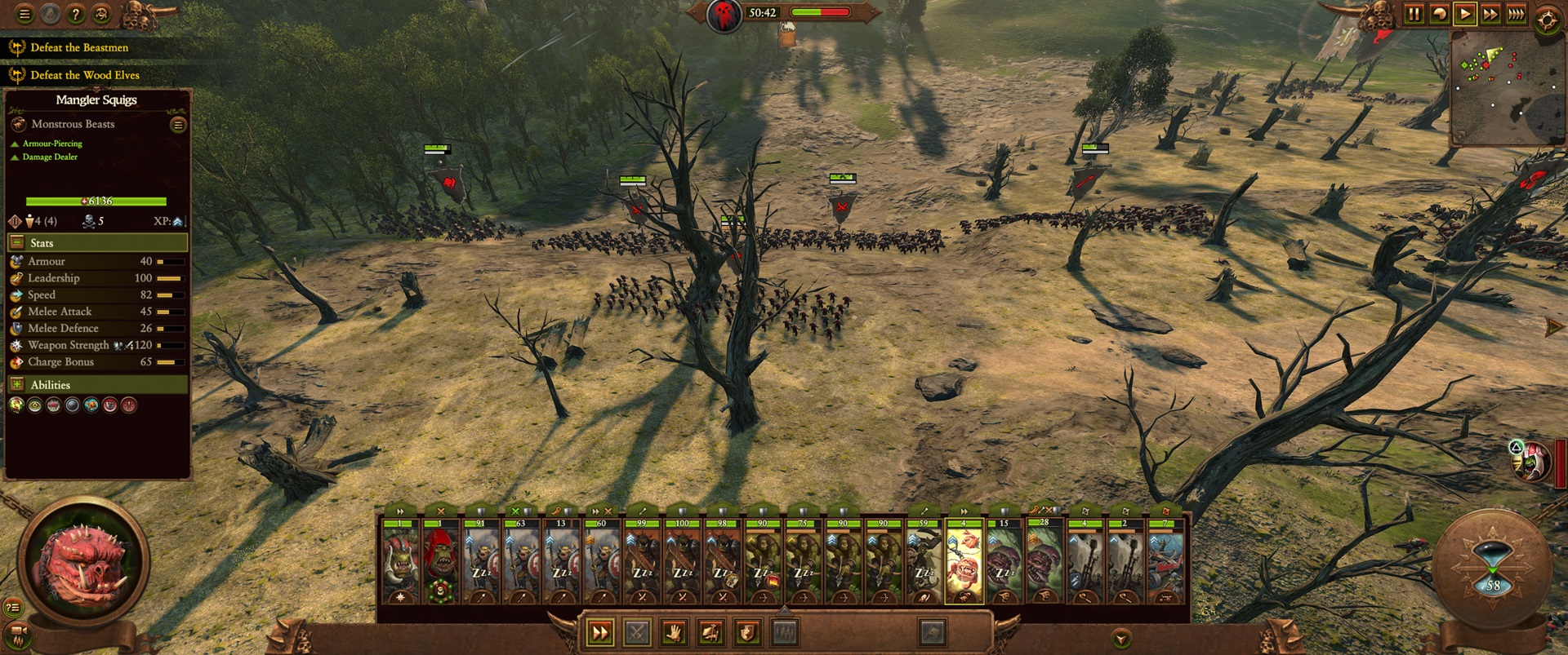 Ogre Perkasa di Total War: Warhammer III - Omens of Destruction