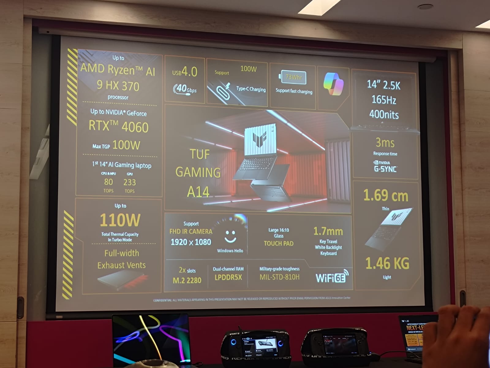 Asus TUF Gaming A14 Makin Tipis dan Canggih Pakai AI