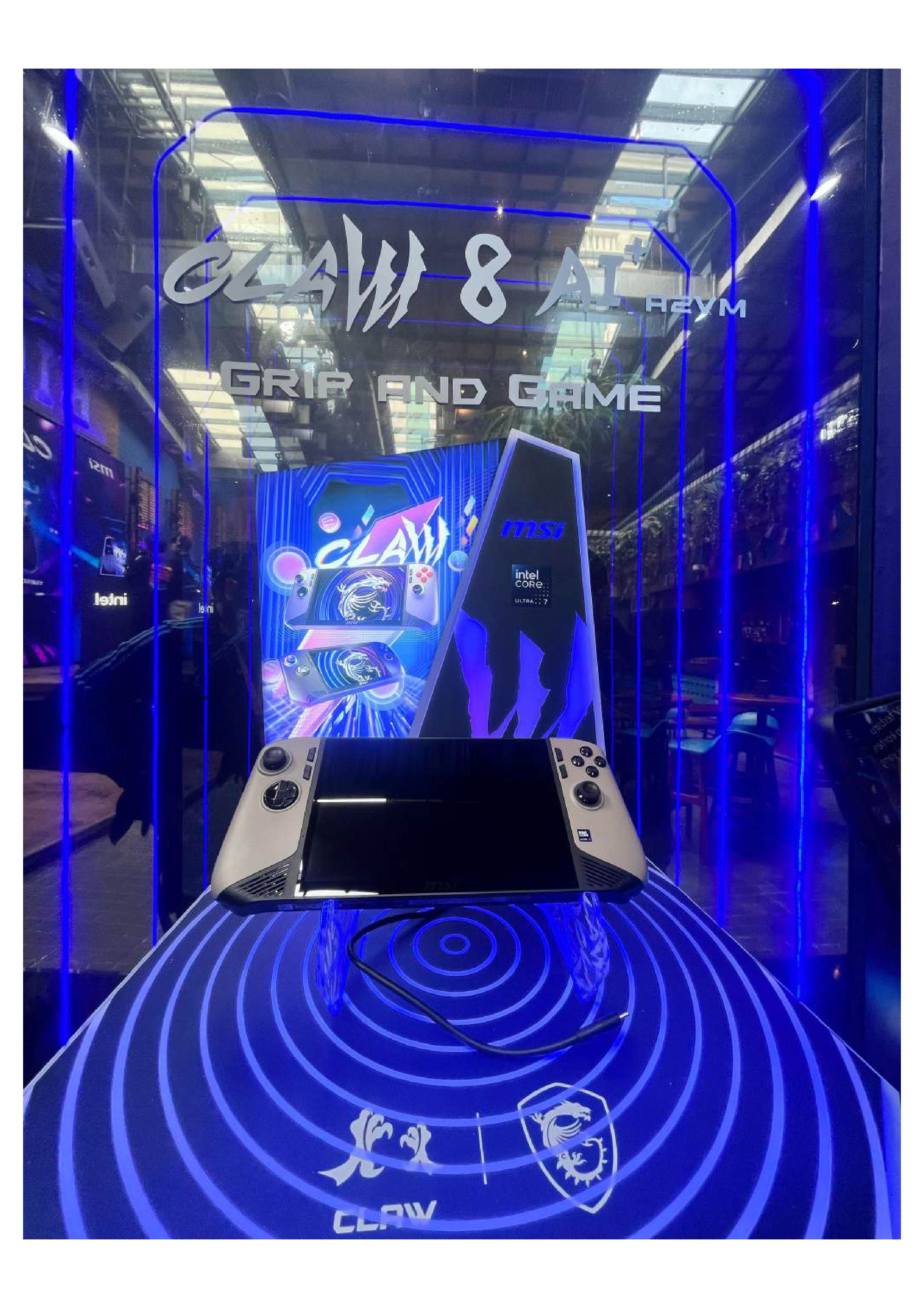 MSI Claw 8 Ai+, Handheld Gaming Canggih Resmi Rilis!