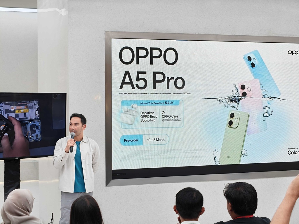 Bongkar Daya Tahan Oppo A5 Pro, Tahan Air dan Banting