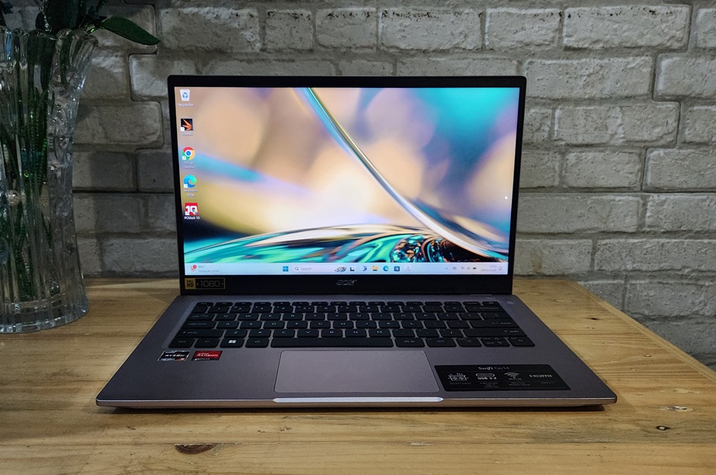 Acer Swift Go 14 AMD, Cukup Andal dan Terjangkau