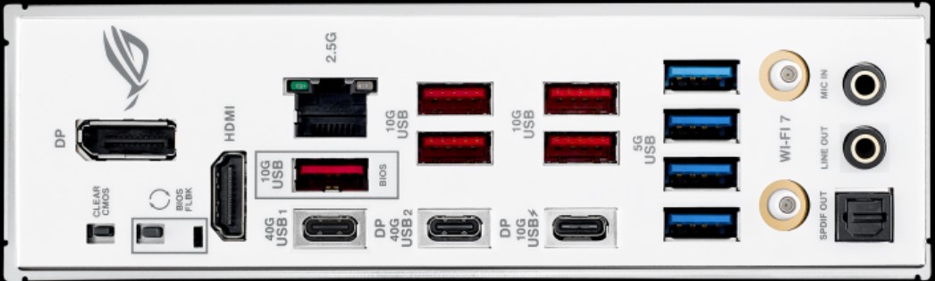 Asus ROG Strix X870-A Gaming WiFi, Futuristik dan Rapi