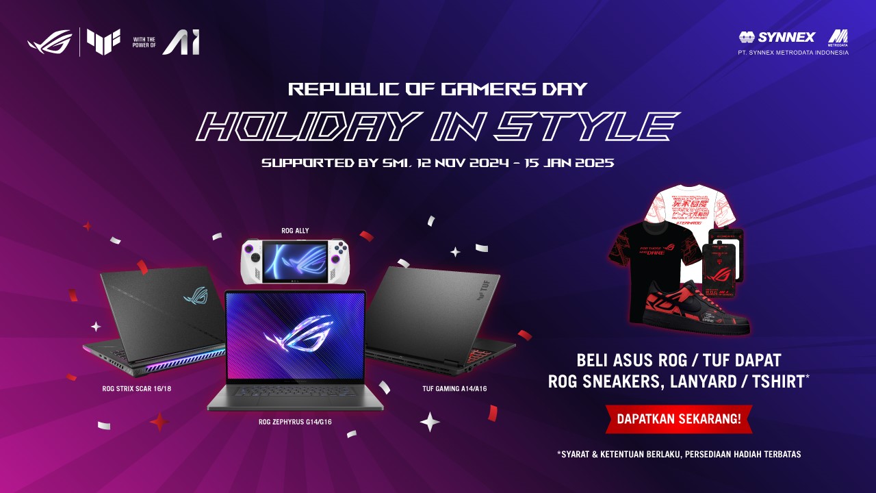 Republic of Gamers Days, Asus Bagi Hadiah Eksklusif Edisi Terbatas