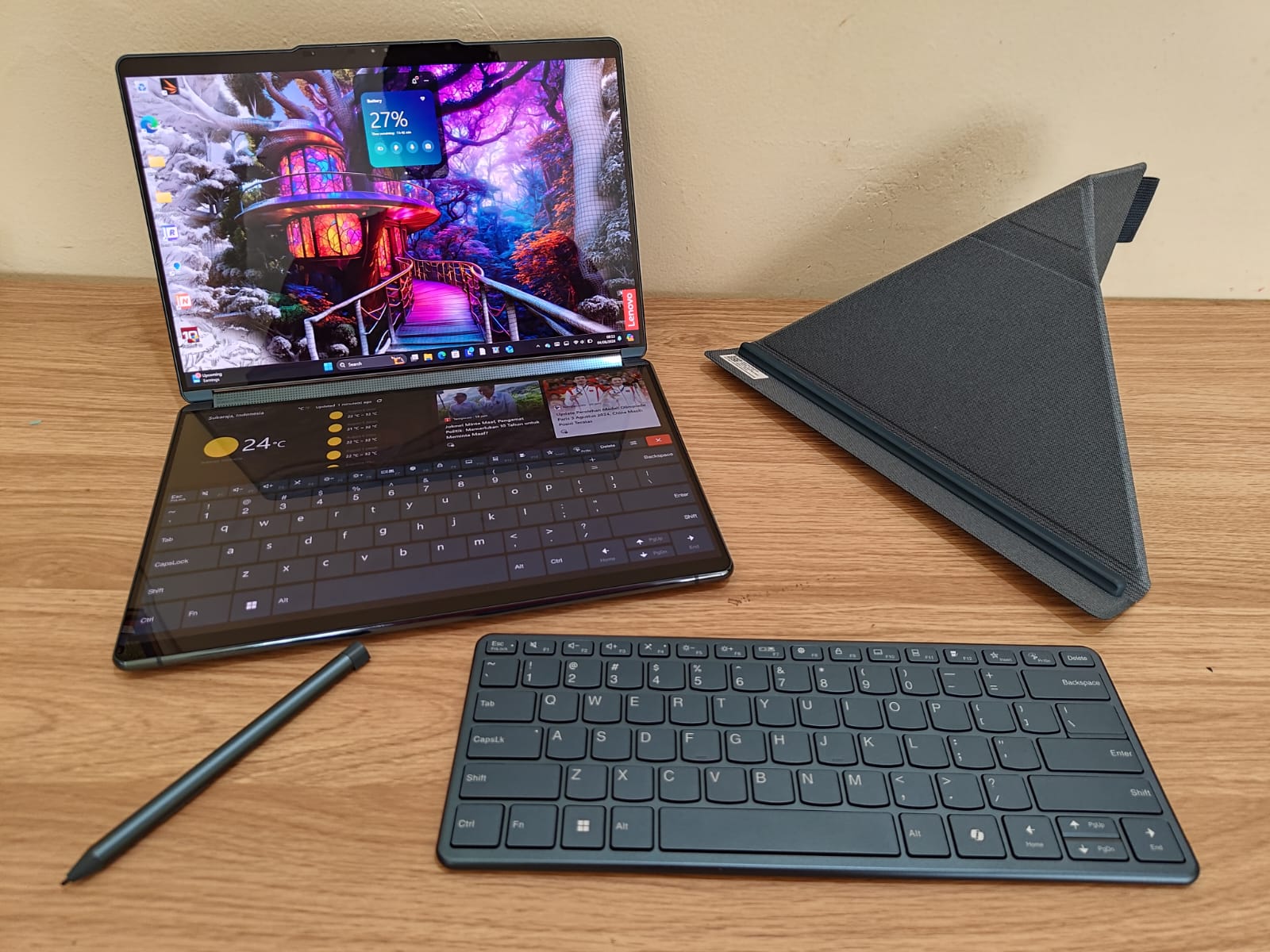 Review Lenovo Yoga Book 9i, Desain Laptop Dua Layar Paling Stylish