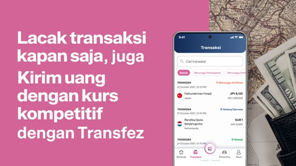 Transfez, Aplikasi Transfer Uang Ke Luar Negeri Mudah dan Cepat