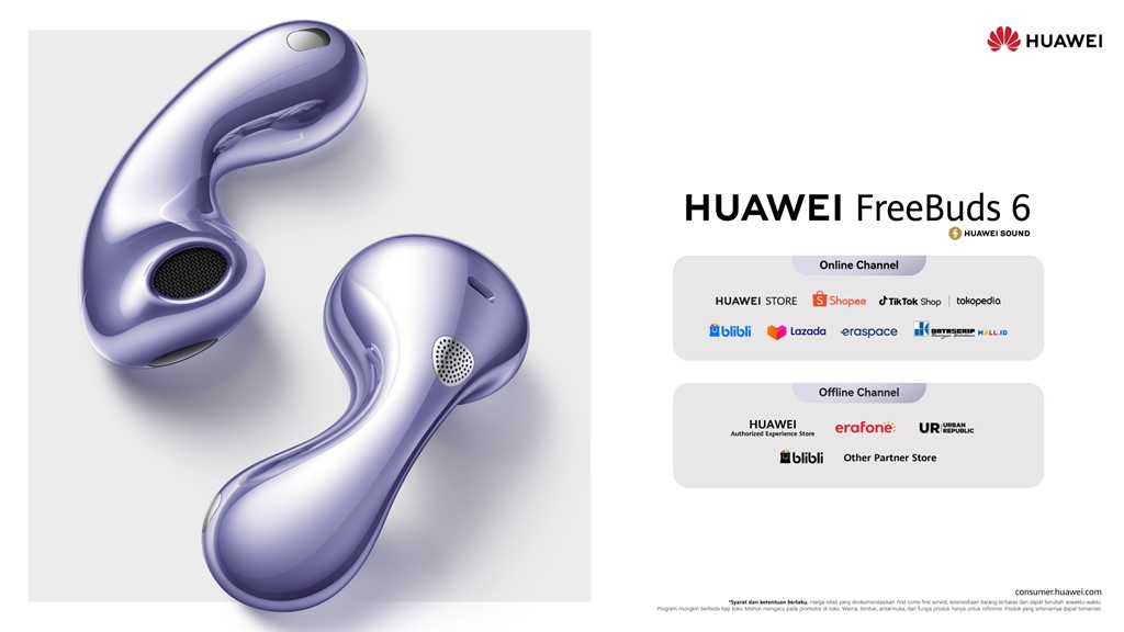 Panggilan Super Jernih, Koneksi Super Stabil, dan Super Nyaman Seharian, Inilah HUAWEI FreeBuds 6