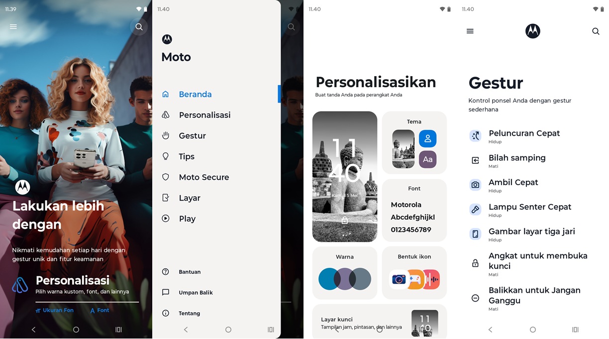 Motorola G45 5G, Nyaman Digunakan