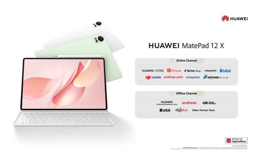 HUAWEI MatePad 12X 2026: Partner Andalan untuk Bekerja dan Belajar, Tablet PC-Level untuk Produktivitas Next Level