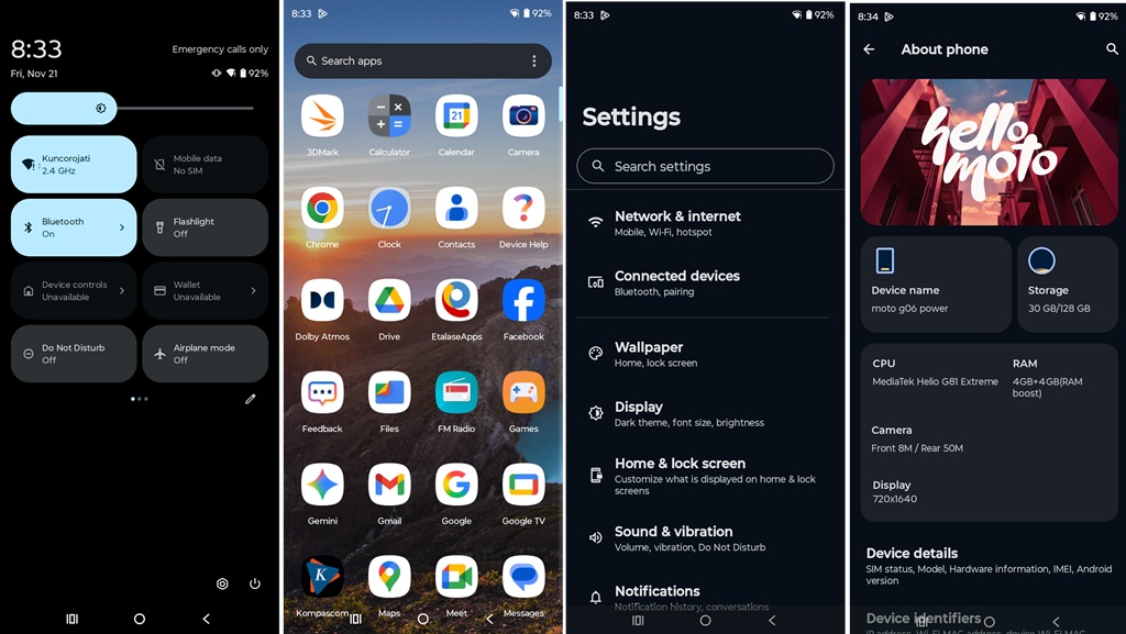 Review moto g06 Power, HP Baterai 7000 mAh Harga Rp1,5 Juta Aja