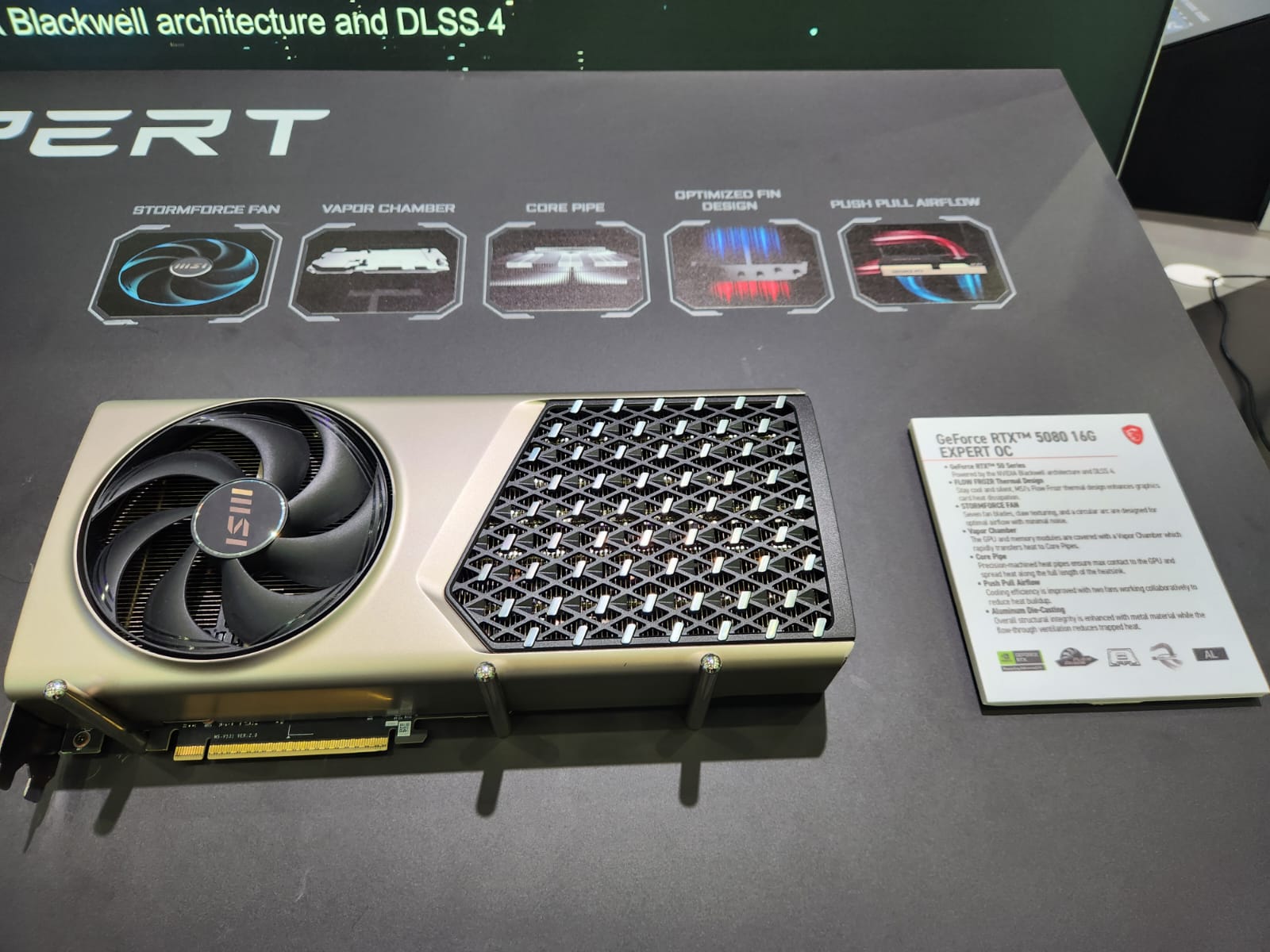 MSI Pamerkan Konsep Kartu Grafis GeForce RTX 50 Series