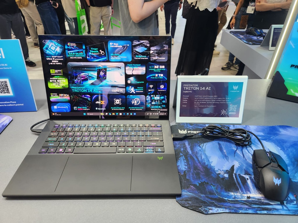 Predator Triton 14 AI, Helios Neo 14 AI, & Orion 3000 Pakai RTX 50 Series