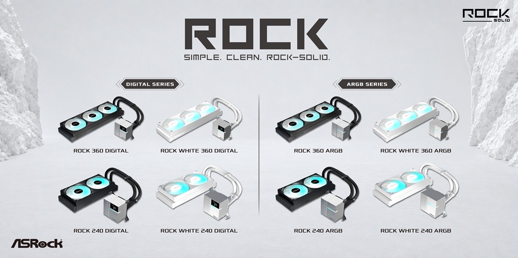 ASRock Rock Series Resmi Meluncur, AIO Liquid Cooler Baru Bawa Layar Suhu CPU dan Garansi 6 Tahun