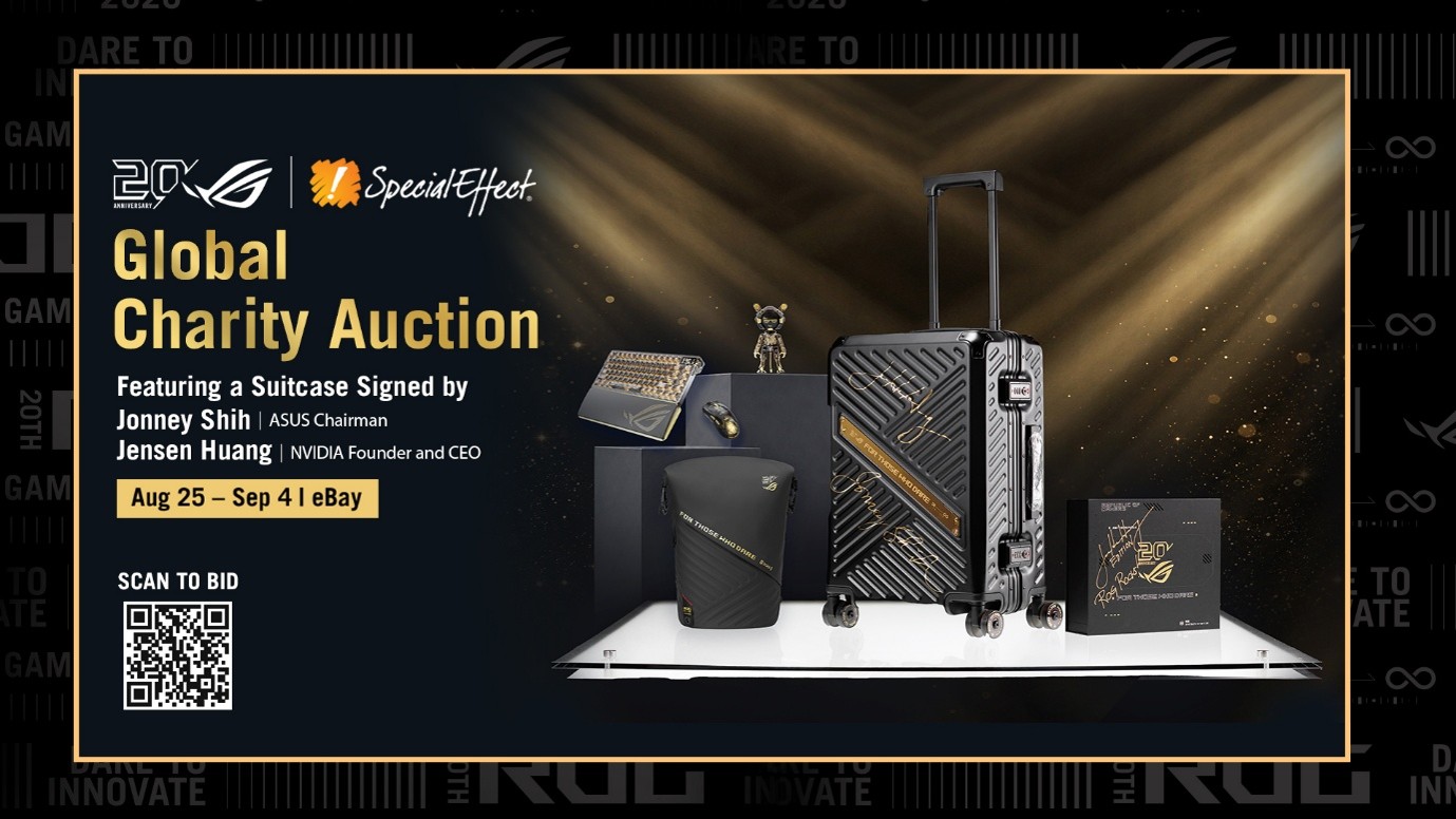 Asus ROG Rayakan 20 Tahun dengan Lelang Amal, Koleksi Langka Ditawarkan di eBay