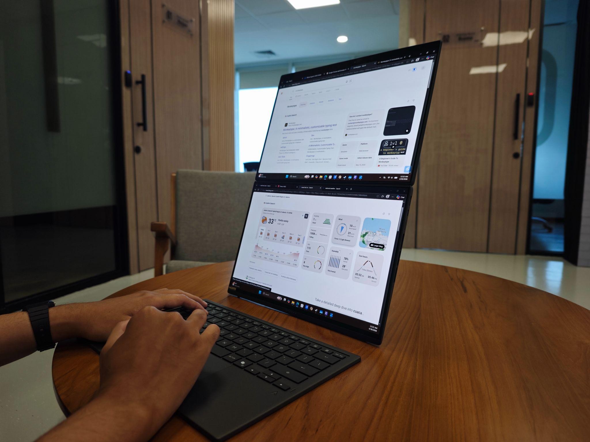 ASUS Zenbook DUO 2026 (UX8407AA): Evolusi Sempurna Laptop Dua Layar untuk Multitasking Kelas Berat