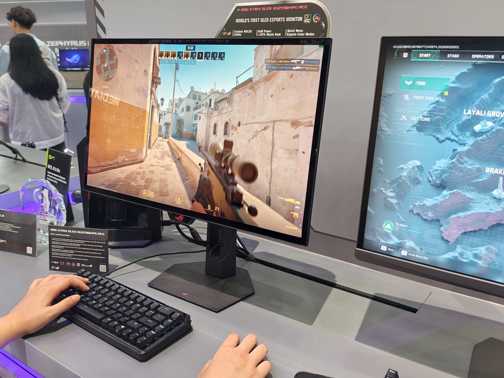 Asus ROG Pamerkan Monitor OLED 540Hz untuk Esports di Computex 2026