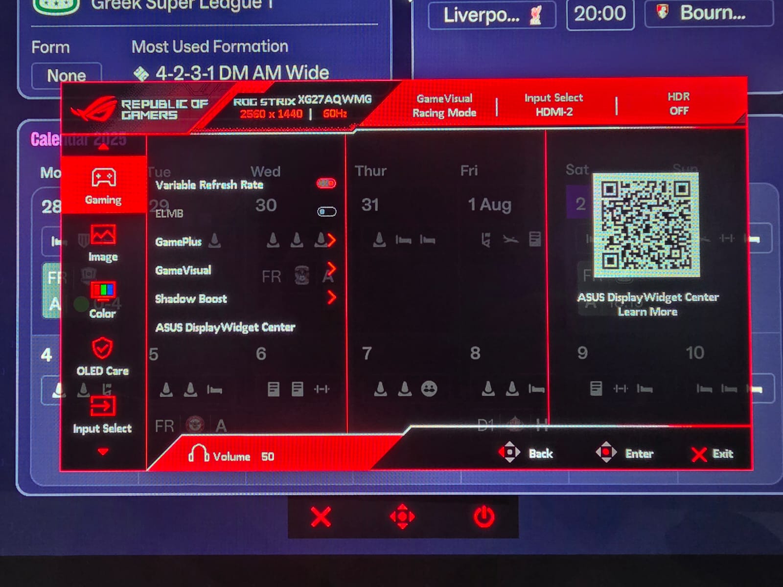 Asus ROG Strix XG27AQWMG, Di Atas Standar