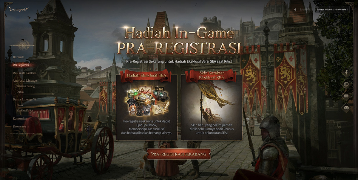 MMORPG Ikonik Lineage W Hadir di Asia Tenggara dengan Pendekatan Baru